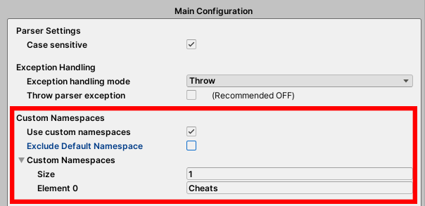 Namespace Setup